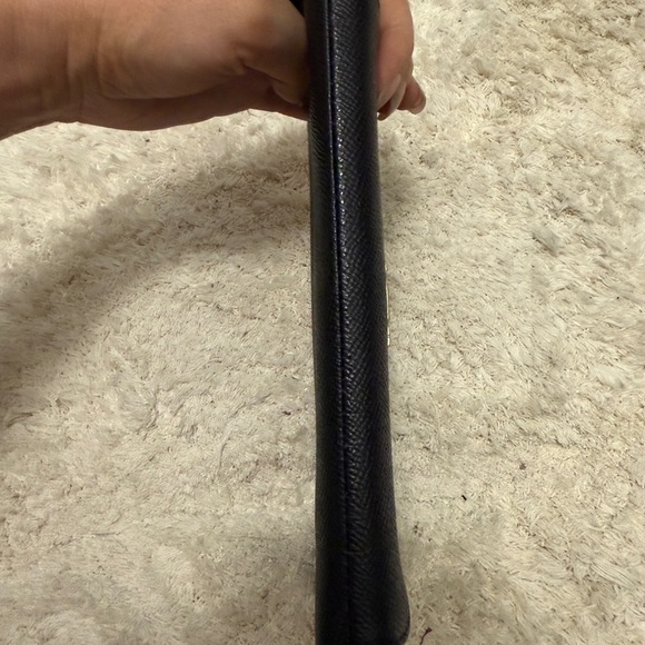 Coach Black and Gold Textured Wallet - Picture 3 of 10